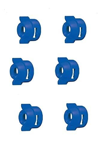 DURAFORCE Pack of 6 - Quick TeeJet Blue Nylon Cap For TK-V & TF-V Style Spray Tip