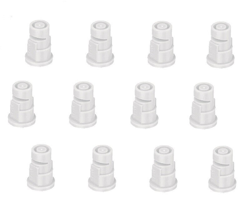 DURAFORCE Pack of 12 - TeeJet Polymer Wide Angle Spray Tips Rated 0.8 GPM @ 40 PSI TF-VP4