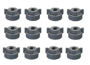 DURAFORCE Pack of 12 - Quick TeeJet Gray Nylon Cap For TP, XR, DG, OC, Turbo & AIXR Tips