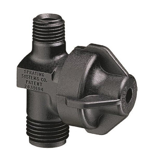 DURAFORCE 2 of Nylon Diaphragm Check Valve 1/4" MPT x 11/16" Cap Thread 8360-NYB