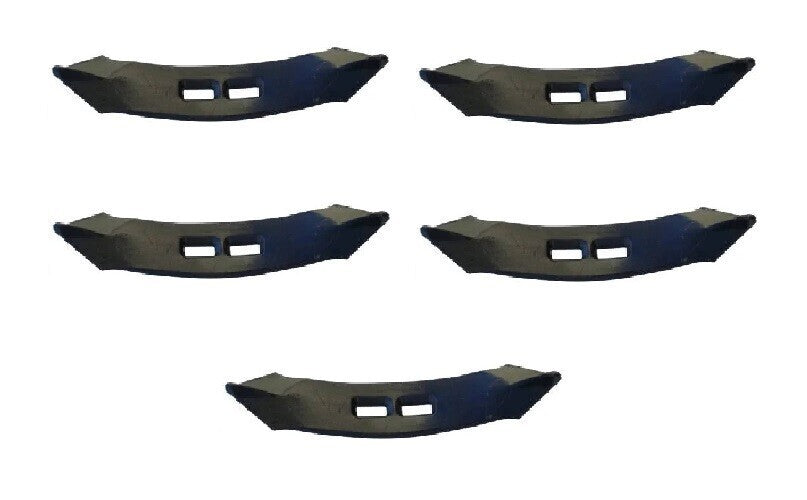 DURAFORCE 5 Spring Tooth Cultivator Points 2-1/2" Wide x 11" Long w/ 1" to 2" Hole Spacing