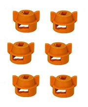 DURAFORCE Pack of 6 - Quick TeeJet Orange Nylon Cap For Flat, TP Standard & XR Style Tips