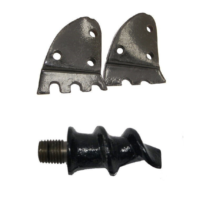 DURAFORCE Auger Point to Fit 9" and 12" Post Hole Digger & 9" Serrated Auger Edges 50100 -