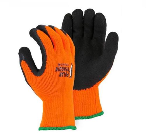 DURAFORCE Pair of Majestic X-Large Polar Penguin Winter Lined Gloves w/ Foam Latex Palm