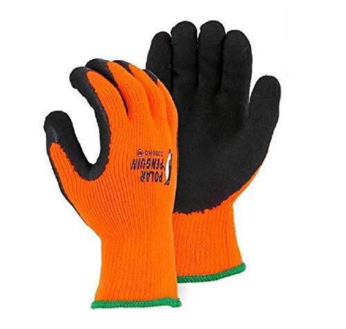 DURAFORCE Pair of Majestic X-Large Polar Penguin Winter Lined Gloves w/ Foam Latex Palm