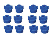DURAFORCE Pack of 12 - Quick TeeJet Blue Nylon Cap For TJ60, AI, SJ3 & More Style Tips