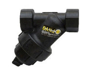 DURAFORCE Banjo 1-1/4" x 1-1/4" FPT Y-Strainer Poly Head & Bowl 40 Mesh Screen @ 225 PSI