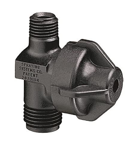 DURAFORCE Nylon Diaphragm Check Valve 1/4" MPT x 11/16" Cap Thread 8360-NYB