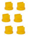 DURAFORCE Pack of 6 - Greenleaf Spraymax Extended Range Yellow Spray Tip 80° SMP8002