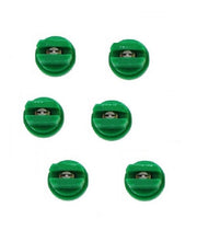 DURAFORCE Pack of 6 - TeeJet Flat Spray Tips Green 110° Polymer w/ SS Insert Visiflo