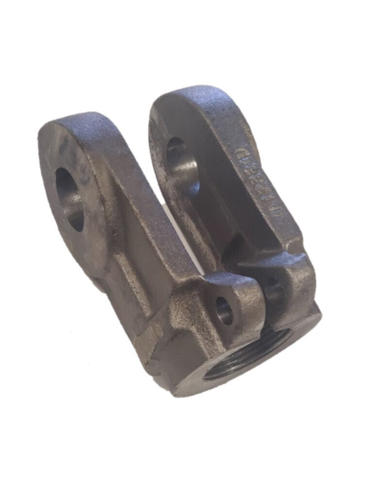 DURAFORCE Hydraulic Cylinder Clevis Rod Yoke End 1-1/4" Threaded Rod x 1" Pin Hole 1D10035