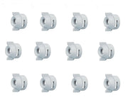 DURAFORCE Pack of 12 - Quick TeeJet White Nylon Cap For TK-V & TF-V Style Spray Tip