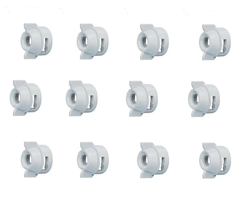DURAFORCE Pack of 12 - Quick TeeJet White Nylon Cap For TK-V & TF-V Style Spray Tip