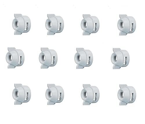 DURAFORCE Pack of 12 - Quick TeeJet White Nylon Cap For TK-V & TF-V Style Spray Tip