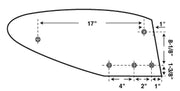 DURAFORCE Moldboard Replacement For Plow - GP 16" Bottom (Harware not Included) 104412