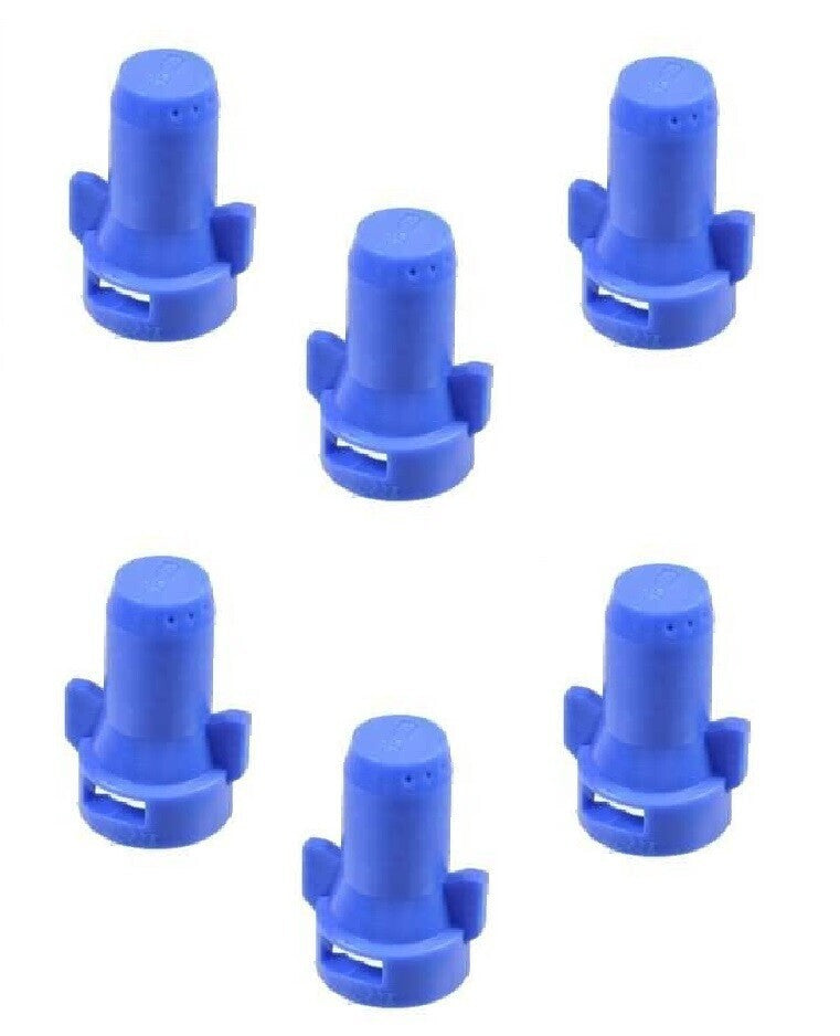 DURAFORCE Pack of 6 - TeeJet Stream-Jet SJ-7 7-Stream Outlet Spray Tip 0.3 GPM @ 40 PSI