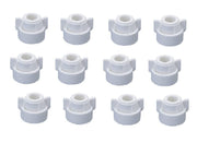 DURAFORCE Pack of 12 - Quick TeeJet White Nylon Cap For TJ60, AI, SJ3, DGTJ & More