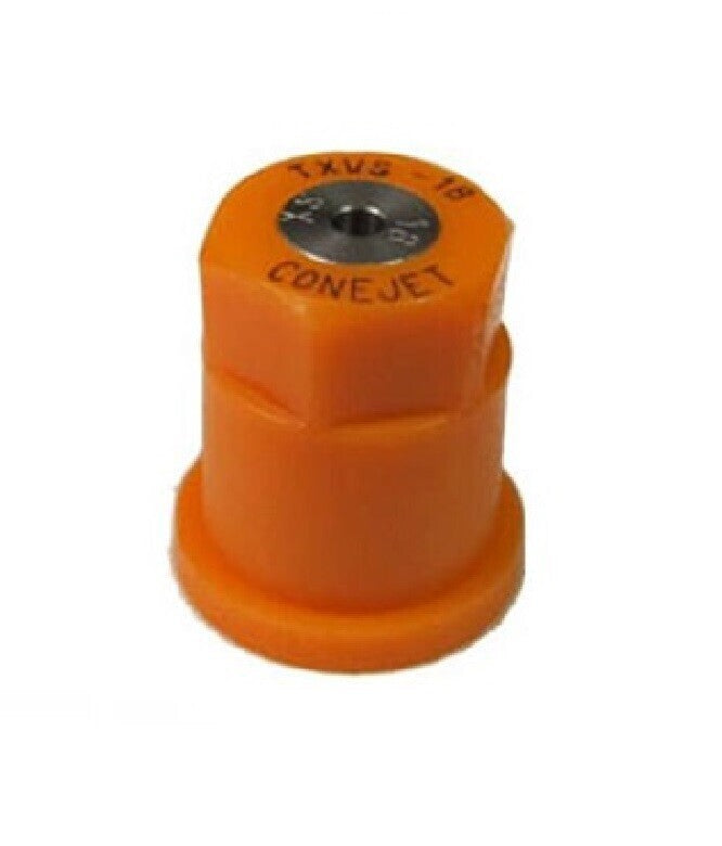 DURAFORCE TeeJet ConeJet Hollow Cone Spray Tip 0.30 GPM @ 40 PSI Visiflo Orange TX-VS18