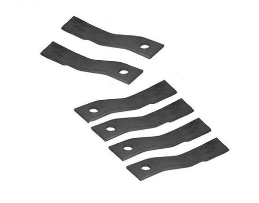 DURAFORCE Set of 6 Rotary Cutter Blades for Later Model HX15 & CX15 (Check SN Below) 45327