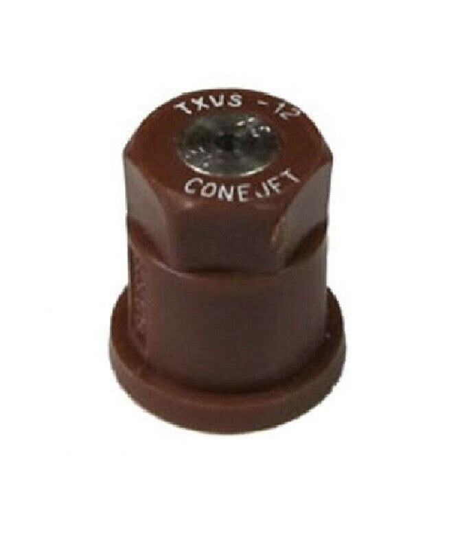 DURAFORCE TeeJet ConeJet Hollow Cone Spray Tip 0.20 GPM @ 40 PSI Visiflo Brown TX-VS12