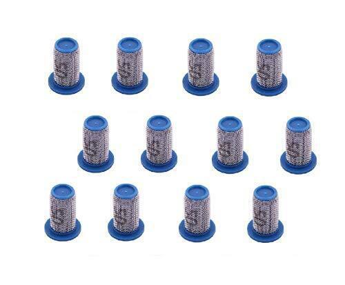 DURAFORCE Pack of 12 - Teejet Poly Tip Strainer w/ Stainless Steel 50 Mesh Screen