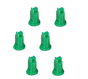 DURAFORCE Pack of 6 - TeeJet Air Induction XR Flat Spray Tips Green 110° 0.15 GPM @ 40 PSI