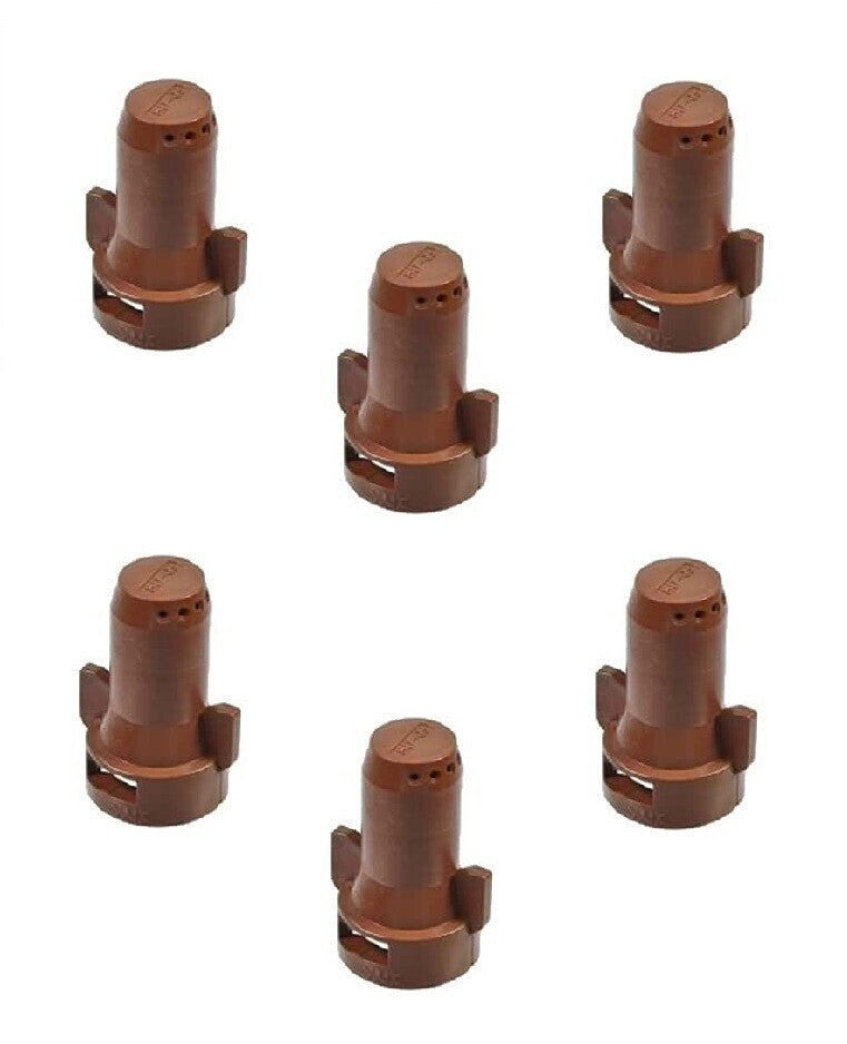 DURAFORCE Pack of 6 - TeeJet Stream-Jet SJ-7 7-Stream Outlet Spray Tip 0.5 GPM @ 40 PSI