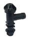 DURAFORCE 2 of Diaphragm Check Valve Quick Nozzle Body Single Hose Shank For 3/8" ID Hose