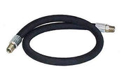 DURAFORCE 3/8" x 48" 1-Wire Hydraulic Hose Assembly Solid & Swivel Fittings 3,000 Max PSI