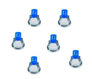 DURAFORCE Pack of 6 - TeeJet TwinJet Twin Flat Spray Tips Stainless Steel w/ 80° VisiFlo