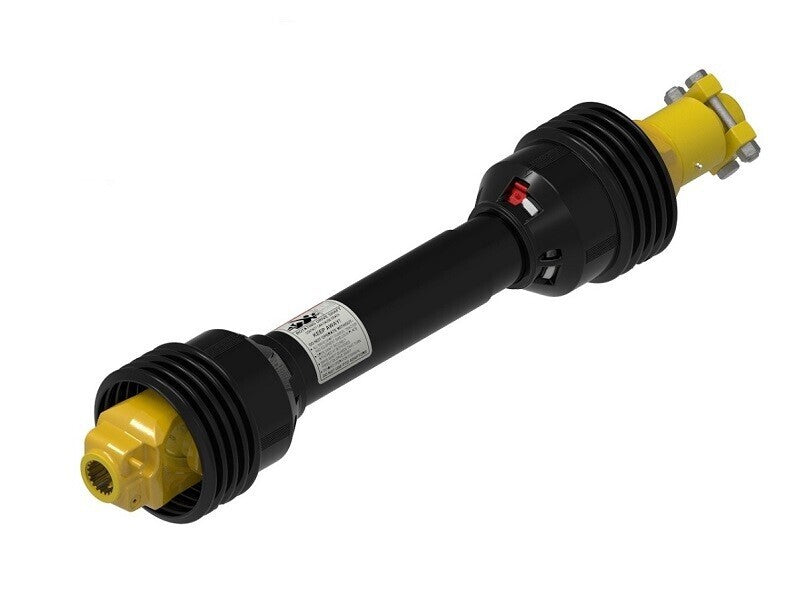 DURAFORCE 40" Complete PTO Driveline 1-3/4" 20 Spline QD Both Ends w/ Overrunning Clutch