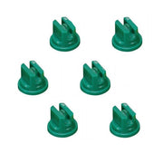 DURAFORCE Pack of 6 - TeeJet Drift Guard Flat Spray Tips Green 110° Polymer Visiflo