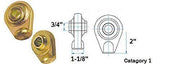 DURAFORCE Lift Arm Weld on End RH or LH Category 1 w/ 7/8" Hole & 2-3/8" Base 22622