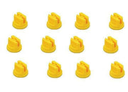 DURAFORCE Pack of 12 - TeeJet Flat Spray Tips Yellow 80° Polymer 0.20 GPM @ 40 PSI