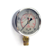 DURAFORCE Pressure Gauge 0-600 Liquid 2-1/2" Dial SS Casing 2141GXB600