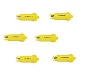 DURAFORCE Pack of 6 - TeeJet Air Induction Flat Spray Tips Yellow 110° Polymer Visiflo