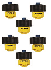 DURAFORCE 6 Hypro Guardian Air Twin Yellow Polymer Spray Tips 110° Rated @ 0.20 GPM 40 PSI
