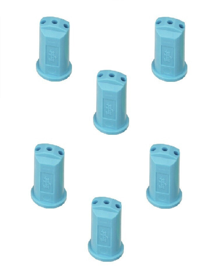 DURAFORCE Pack of 6 - TeeJet Stream-Jet SJ-3 3-Stream Outlet Spray Tip 1.0 GPM @ 40 PSI