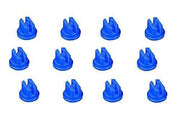 DURAFORCE Pack of 12 - TeeJet Flat Spray Tips Blue 80° Polymer 0.3 GPM @ 40 PSI TP8003VP