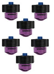 DURAFORCE 6 Hypro Guardian Air Twin Lilac Polymer Spray Tips 110° Rated @ 0.25 GPM 40 PSI