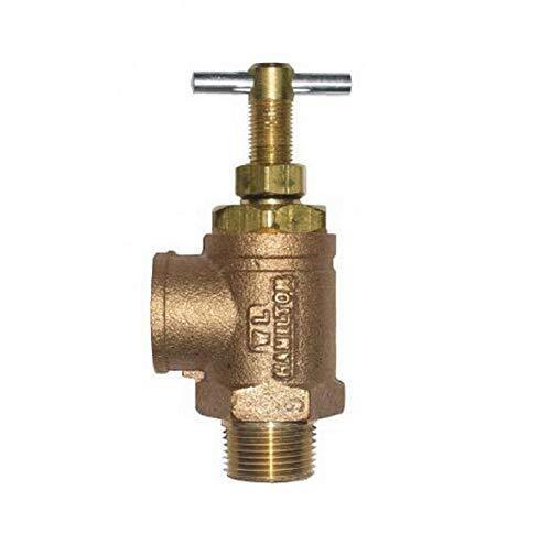 DURAFORCE Brass Pressure Regulating Valve 1/2" NPT Inlet & Outlet w/ 0-300 PSI Range