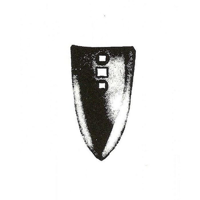 DURAFORCE Corn Shovel Sweep 6" x 9" x 1/4" Thickness w/ 2 - 7/16" Bolt Holes x 2" Spacing