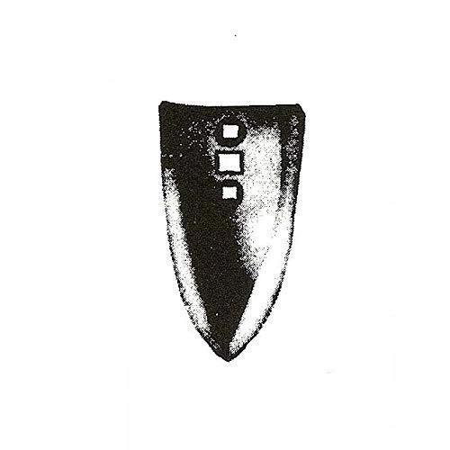 DURAFORCE Corn Shovel Sweep 6" x 9" x 1/4" Thickness w/ 2 - 7/16" Bolt Holes x 2" Spacing