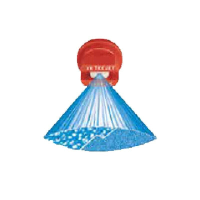 DURAFORCE TeeJet Extended Range Flat Spray Tip Red 80° Polymer w/ SS Insert XR8004VS