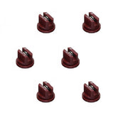 DURAFORCE Pack of 6 - TeeJet Extended Range Flat Spray Tips 110° Brown 0.5 GPM @ 40 PSI