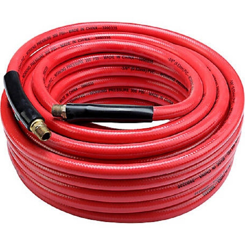 DURAFORCE Air Hose 3/8" x 50 feet EPDM Premium Hose, 300psi working pressure CAH3850