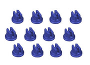 DURAFORCE Pack of 12 - TeeJet Flat Spray Tips Blue 110° Polymer Visiflo TP11003VP