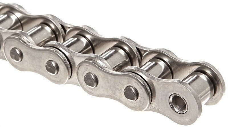 DURAFORCE 50 Stainless Steel Roller Chain 10 Ft w/ Connecting Link RC50SS