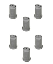 DURAFORCE Pack of 6 - TeeJet Stream-Jet SJ-3 3-Stream Outlet Spray Tip 0.60 GPM @ 40 PSI