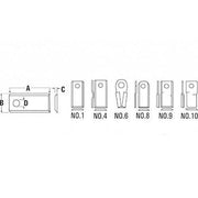 DURAFORCE 25 of Disc Mower Blades Left Hand Fits 5209, 5212, 5406 & 5407 D21-162